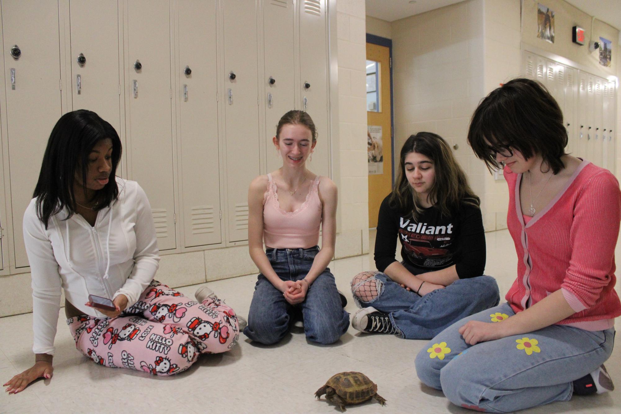 (From left to right) Charlee Petrillo, Madisyn Beyers, Evelyn McKeon, and Michaela Head