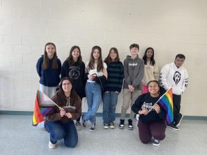 The Suffield High School Gender and Sexuality Alliance Yearbook Photo