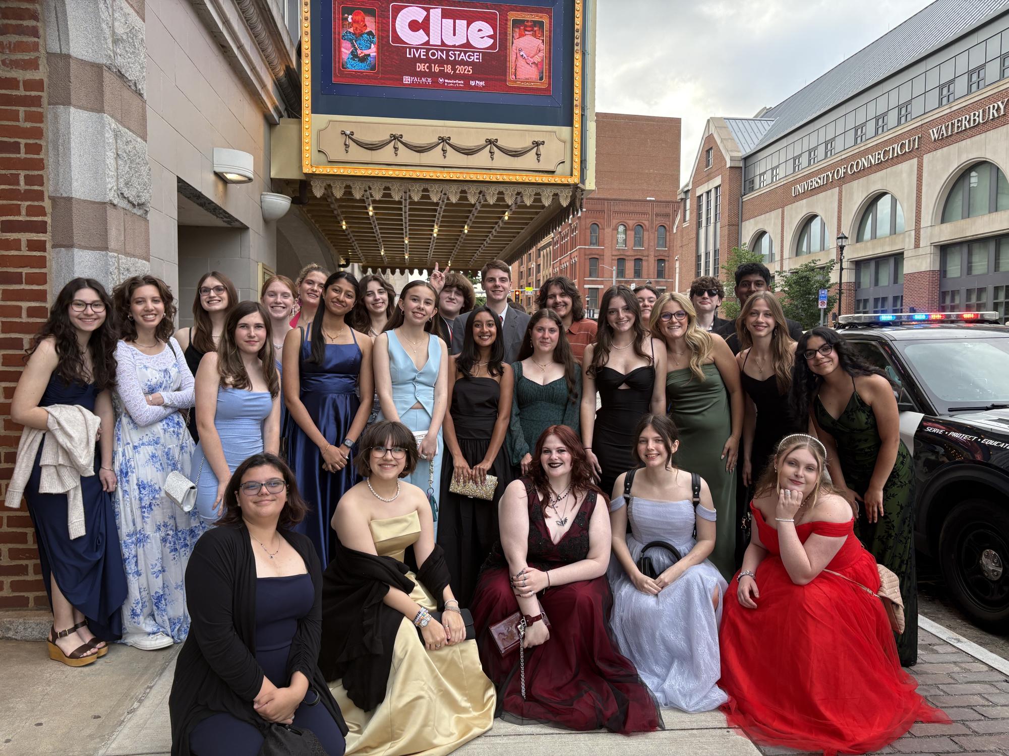 Suffield High's hopeful attendees of the Halo Awards.